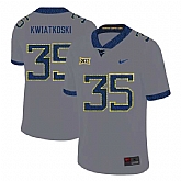 West Virginia Mountaineers 35 Nick Kwiatkoski Gray College Football Jersey Dzhi,baseball caps,new era cap wholesale,wholesale hats